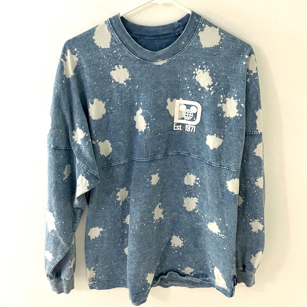 Disney World Denim Bleach Spirit Jersey, Size: Small